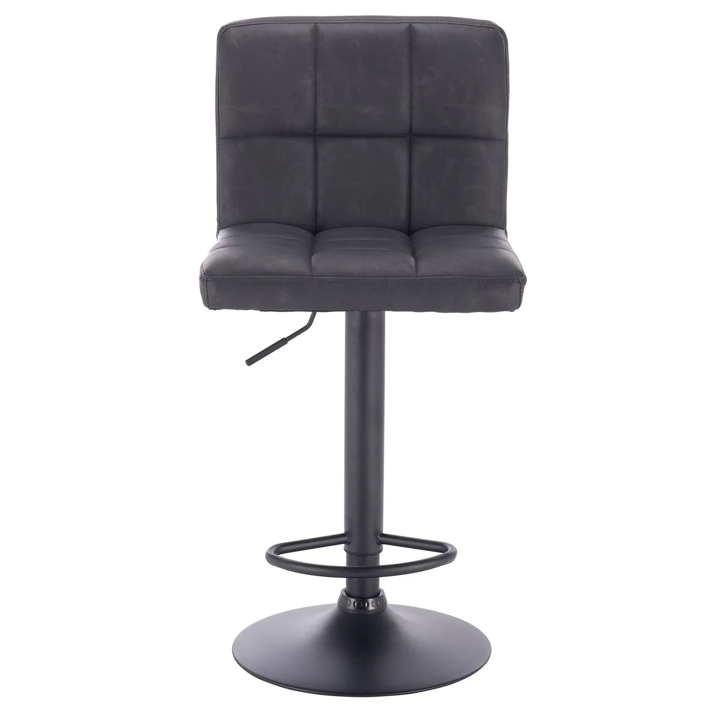 1PC Bar Stool with Backrest Height-Adjustable Rotatable Bar Chair for Cafe Kitchen Restaurant Home Counter Lift High Stool