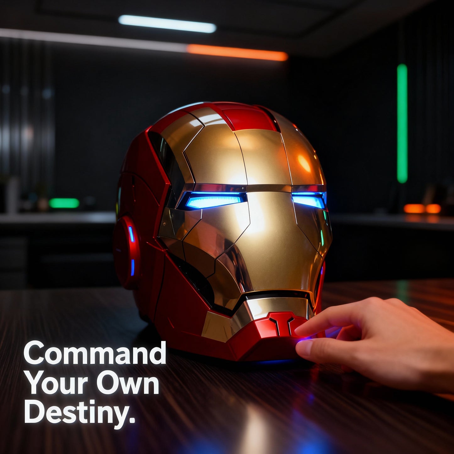 Iron Man Helmet Mk5 Electric Voice Activated Control Wearable Mask 1:1 Automatic Opening Closing Model Figure Adult Toy Gift