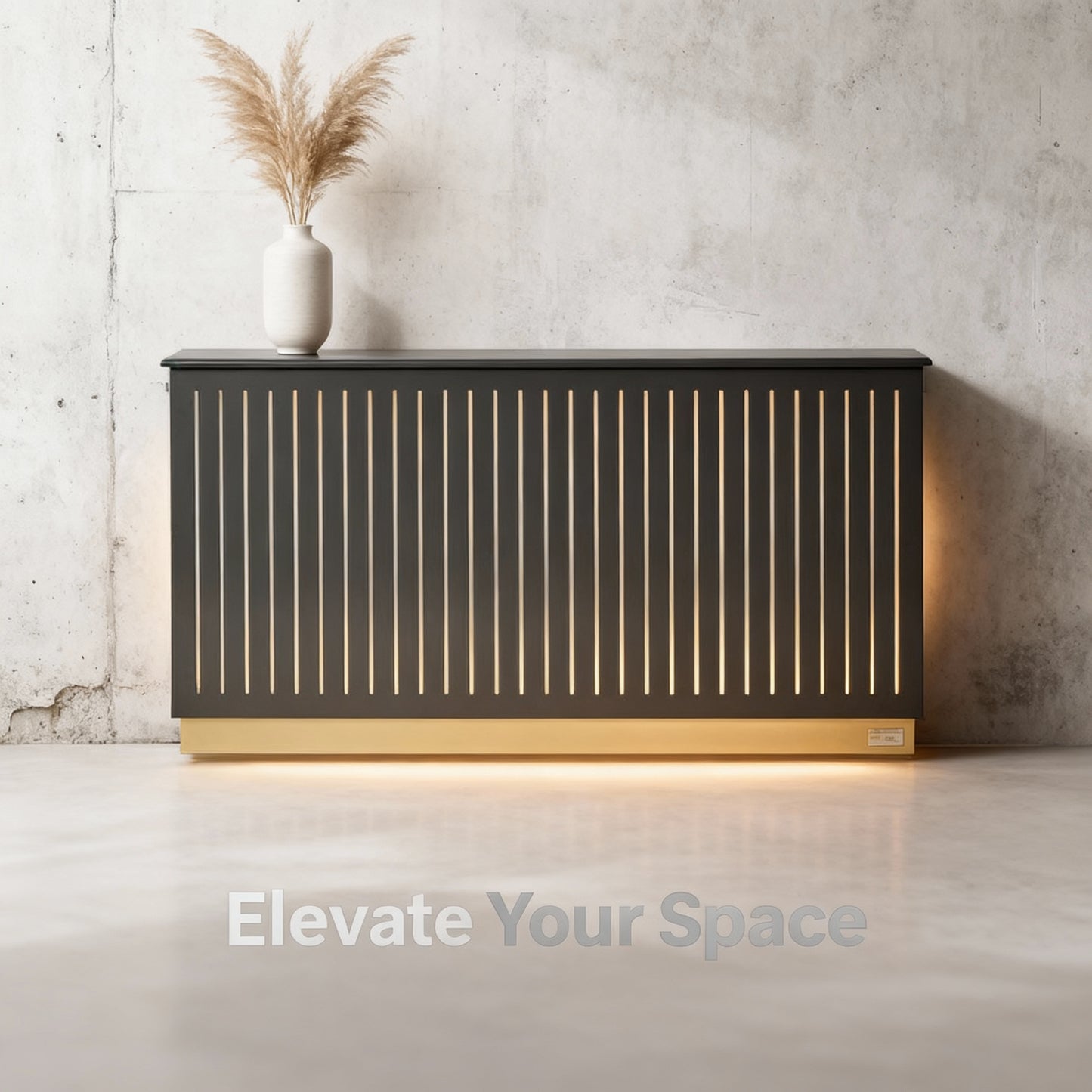 Bellandra Radiator Cover – Modern Decorative Heating Cabinet with Ventilation Panel & Safety Shield