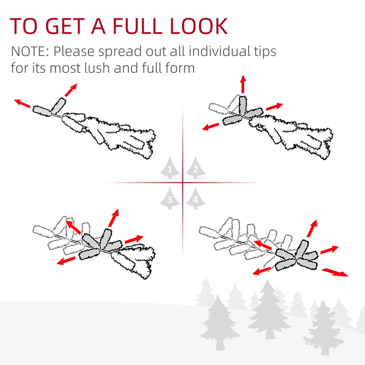 1.8m White Pencil Slim Christmas Tree, 390 Tips, Easy Setup