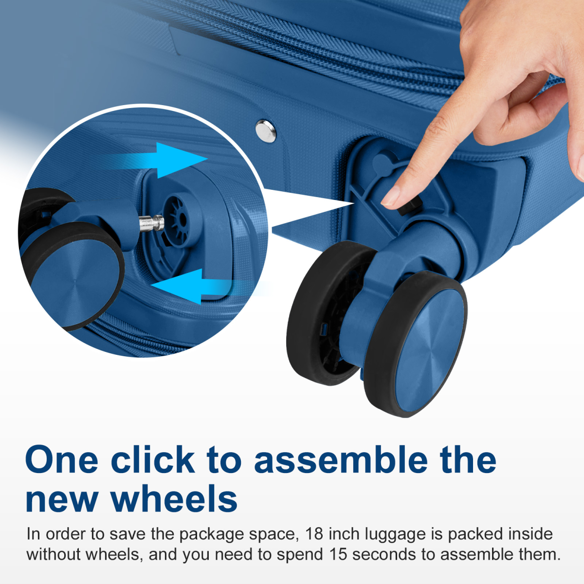 Ultimate 4-Piece Luggage Set: Stylish, Durable & Organized Travel Companion