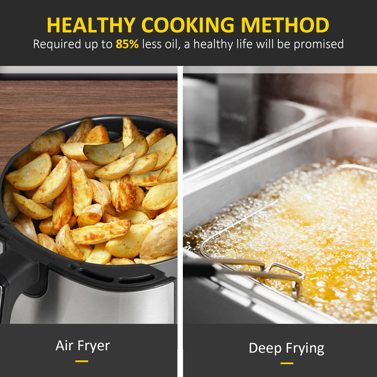 1500W 4.5L Air Fryer: Healthy Cooking Made Easy for the Whole Family
