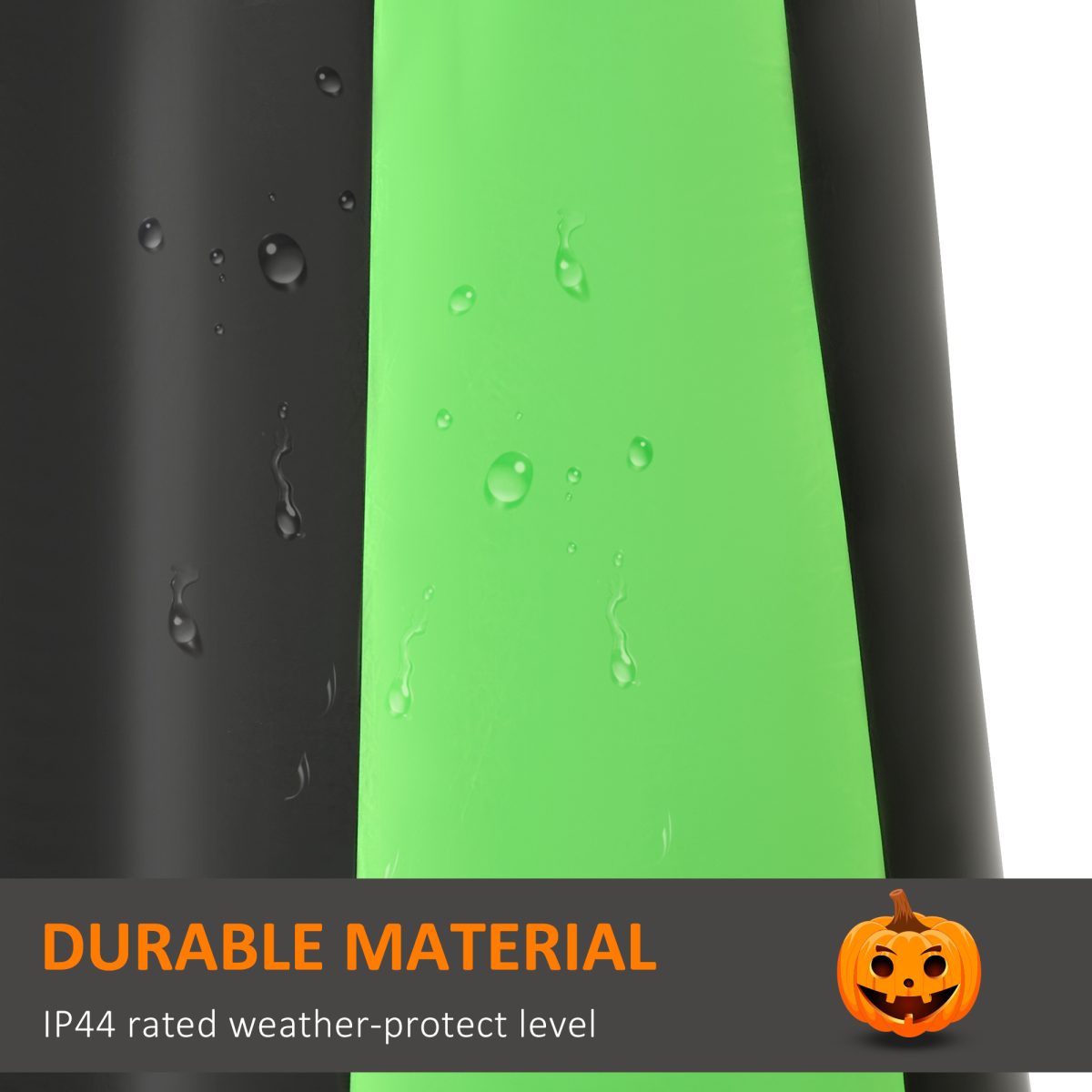9ft Halloween Pumpkin Ghost Inflatable with Built-in LED Lights