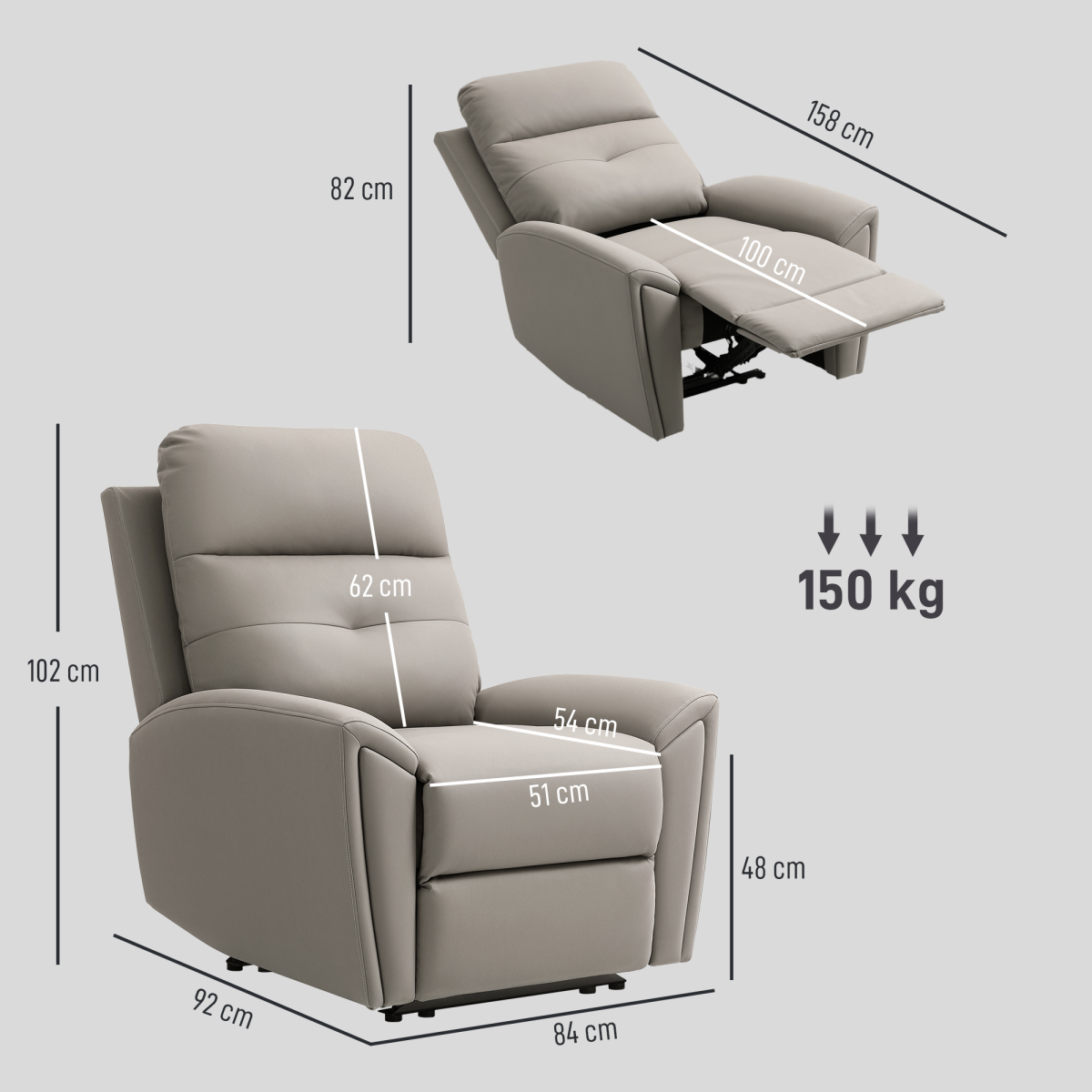 Grey Recliner Armchair: Ultimate Comfort for Your Living Room Oasis