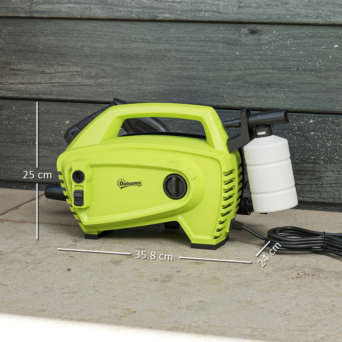 1600W Portable Pressure Washer - 130 Bar Power, 6m Hose, Ultimate Cleaning