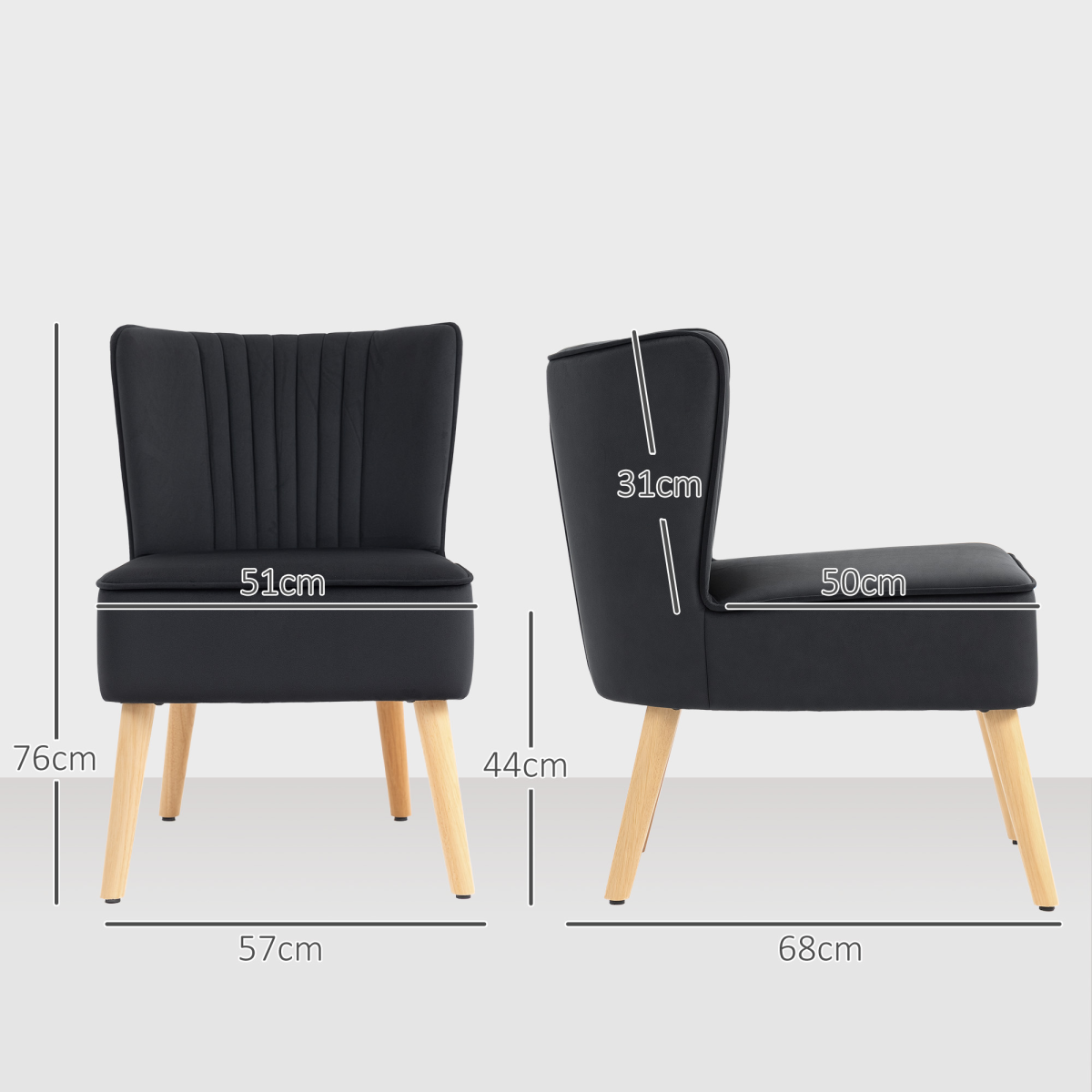 Luxe Velvet Tub Accent Chair Stylish Comfort for Your Living Room