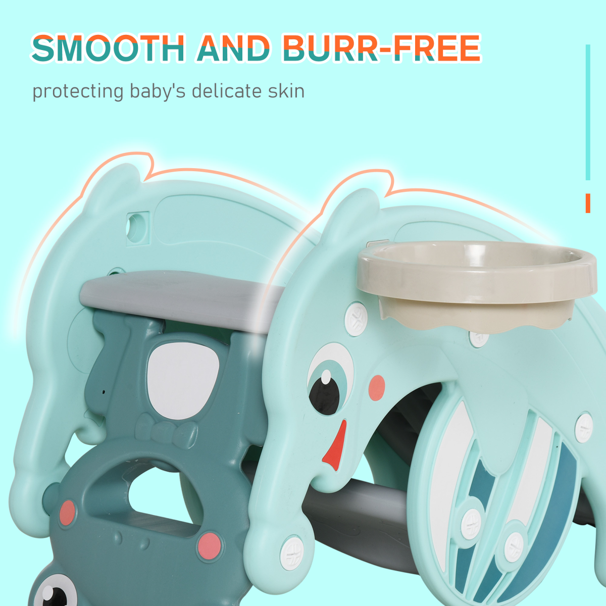 Kids Rocking Horse: Safe, Classic Wooden Ride-On Toy for Toddlers