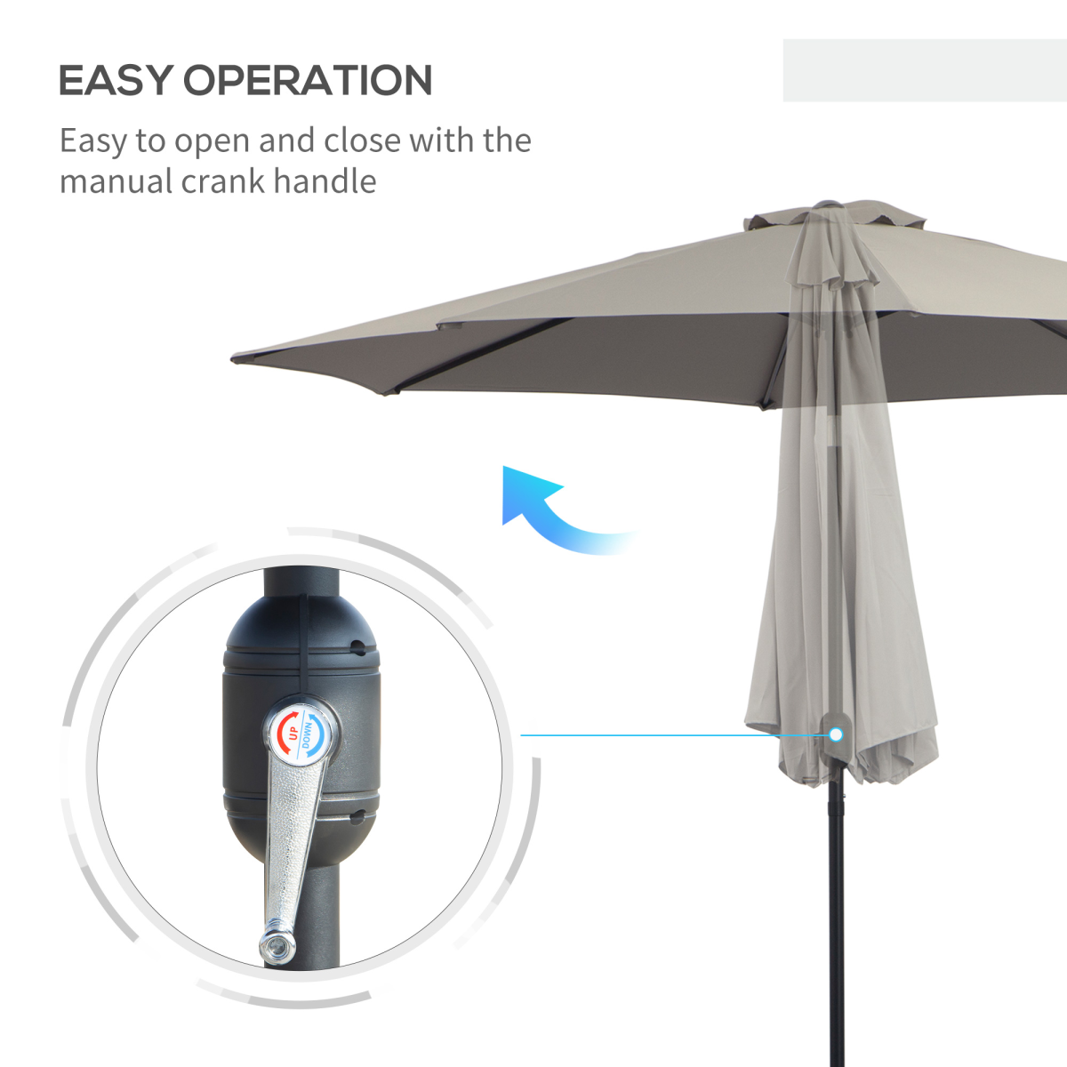 Versatile Wall-Mounted Patio Umbrella - Shelter and Style for Any Space