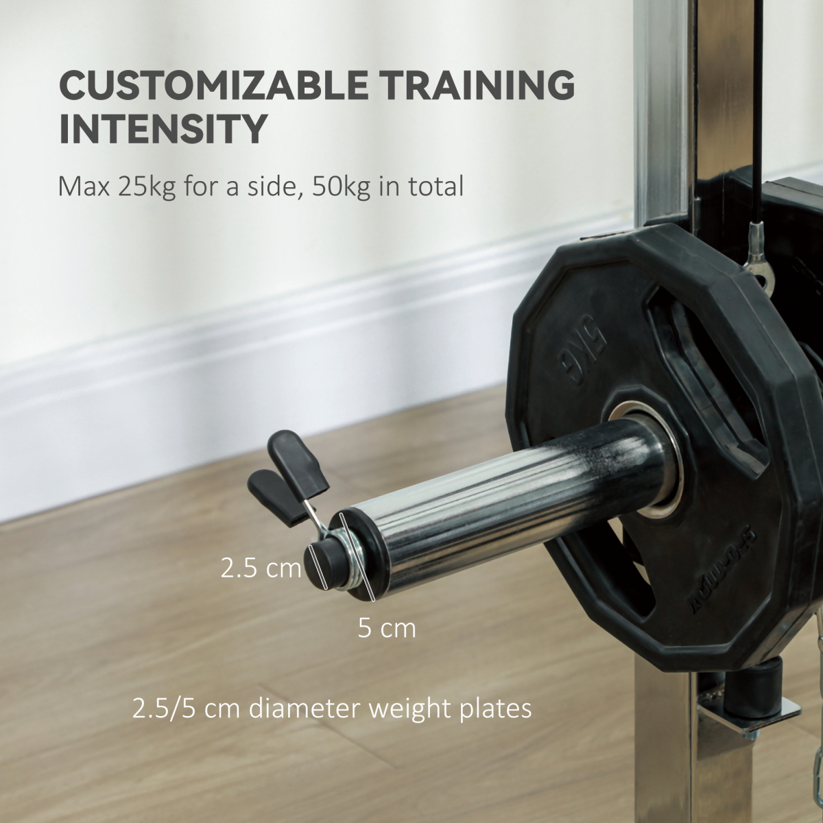 SPORTNOW Ultimate 3-in-1 Home Gym: Smith Machine, Power Cage & Cable System