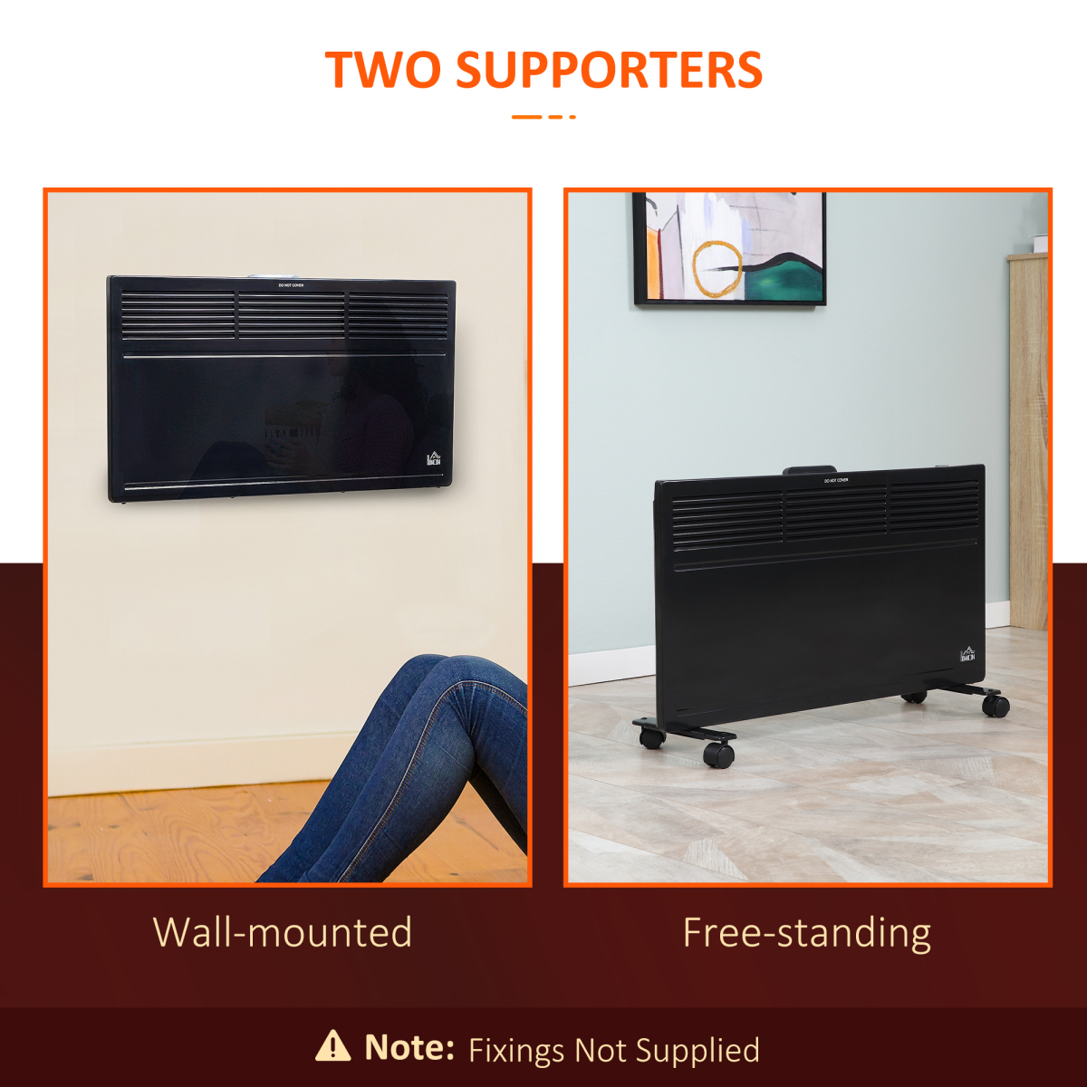 Versatile Convector Radiator Heater - Portable, Wall-Mounted & Efficient Heating