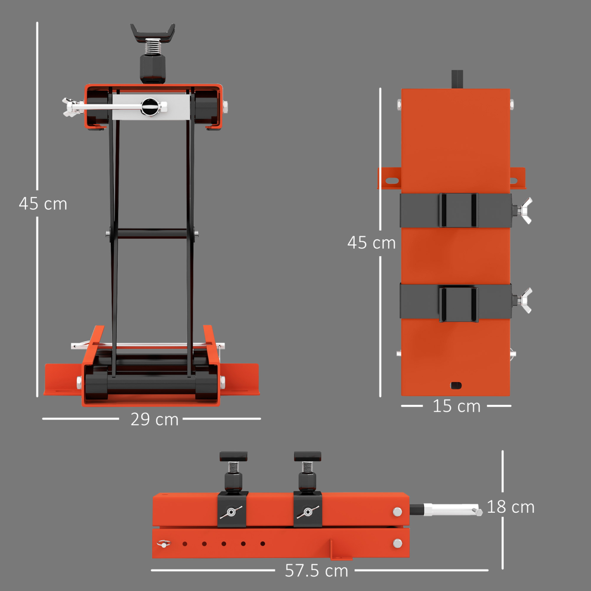 500kg Heavy-Duty Motorcycle Scissor Lift Jack - Effortless & Secure