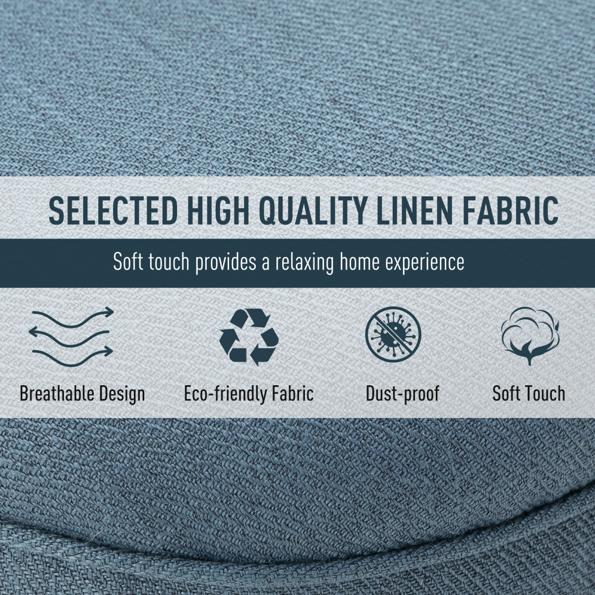 Fabric Upholstered Dining Chair with Pillow, Solid Wood Legs for Living Room