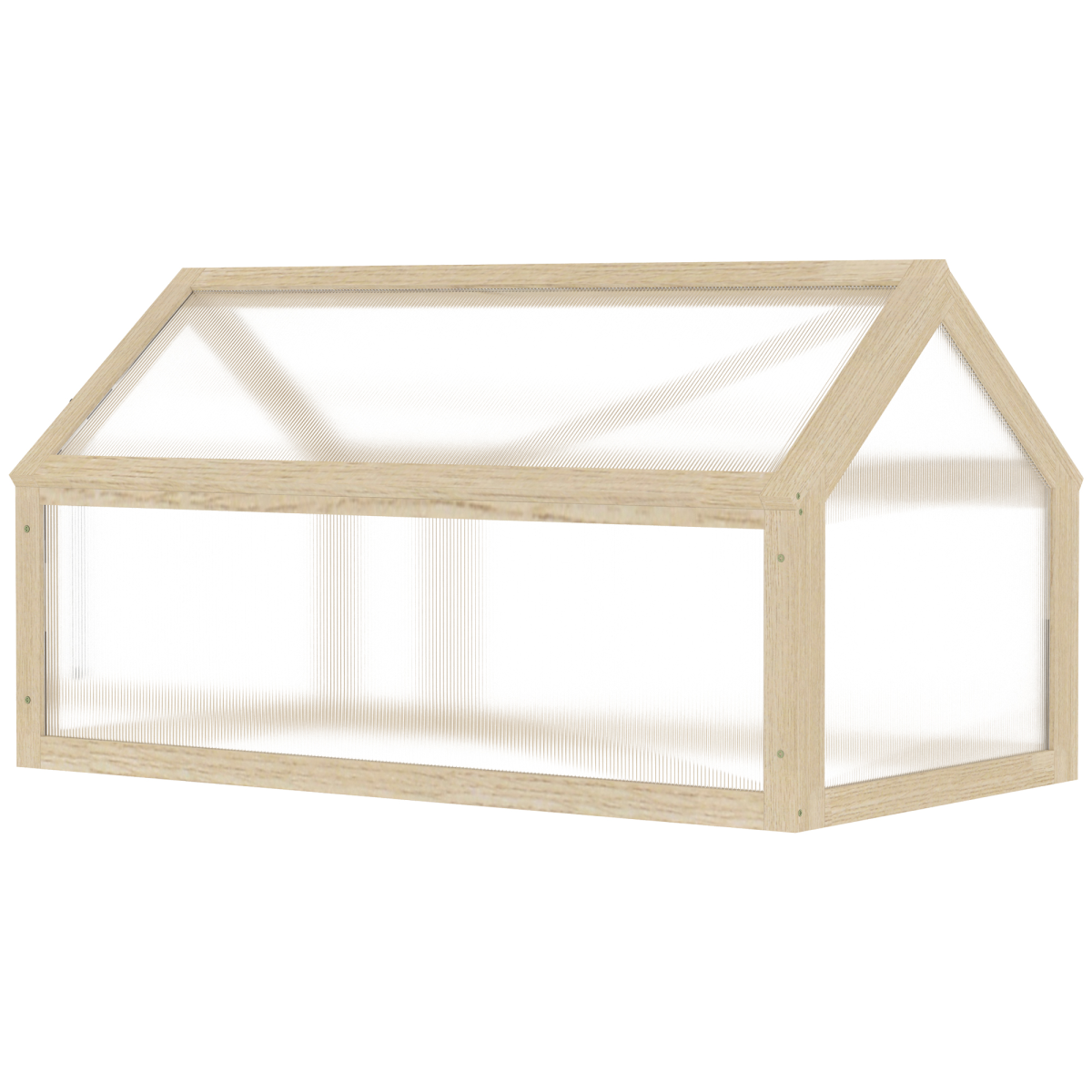 Portable Wooden Cold Frame Greenhouse - Extend Your Gardening Season