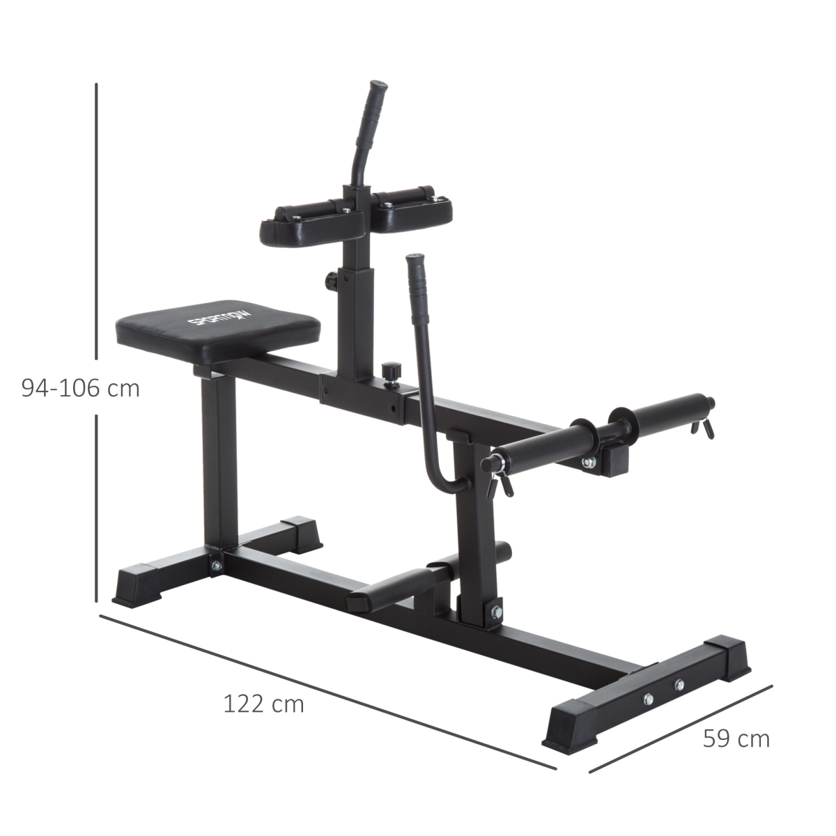 SPORTNOW Adjustable Leg Extension Machine - Build Powerful Calves Today