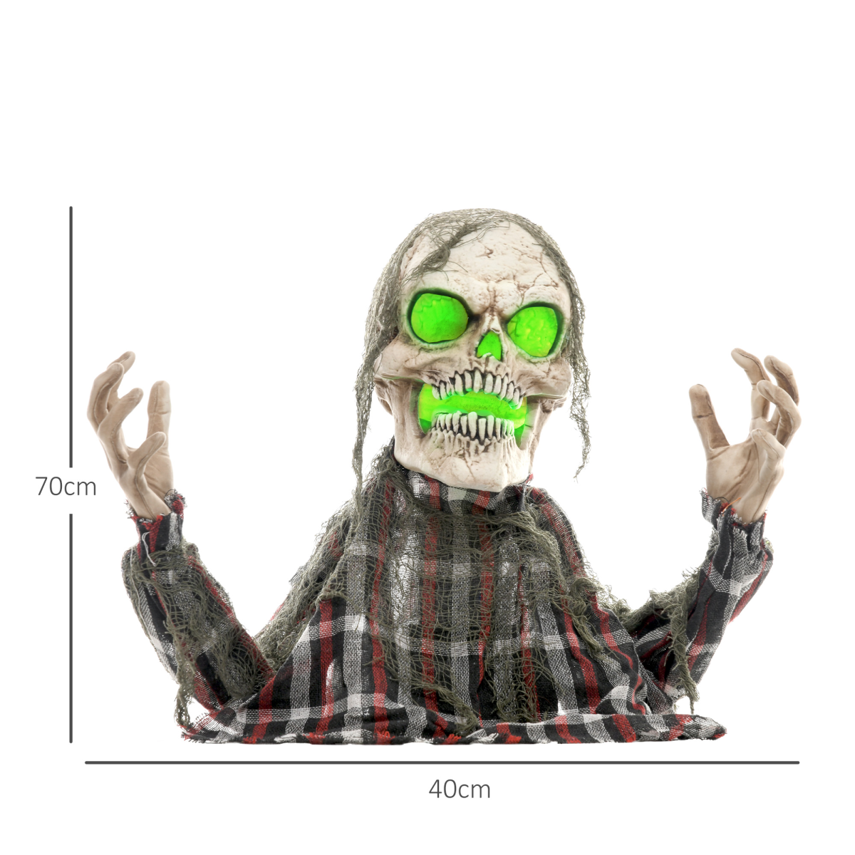 Groundbreaker Skeleton Animatronic - Indoor/Outdoor Halloween Prop