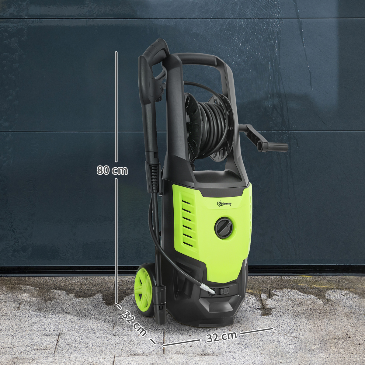 2200W Power Washer 170 Bar Pressure with Adjustable Nozzle