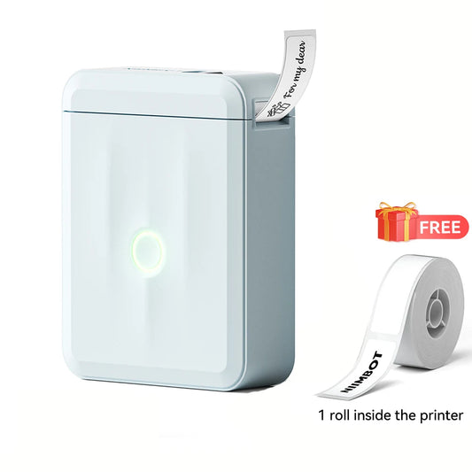 Portable Thermal Label Printer Mini Self-Adhesive Sticker Maker Wireless Bluetooth Printing 