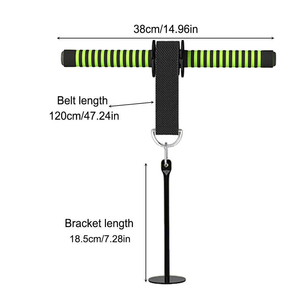 Wrist Trainer Pulldown Bar Thickened Sponge Grip Forearm Muscle Strength Workout Bar Bodybuilding Portable Fitness Equipment