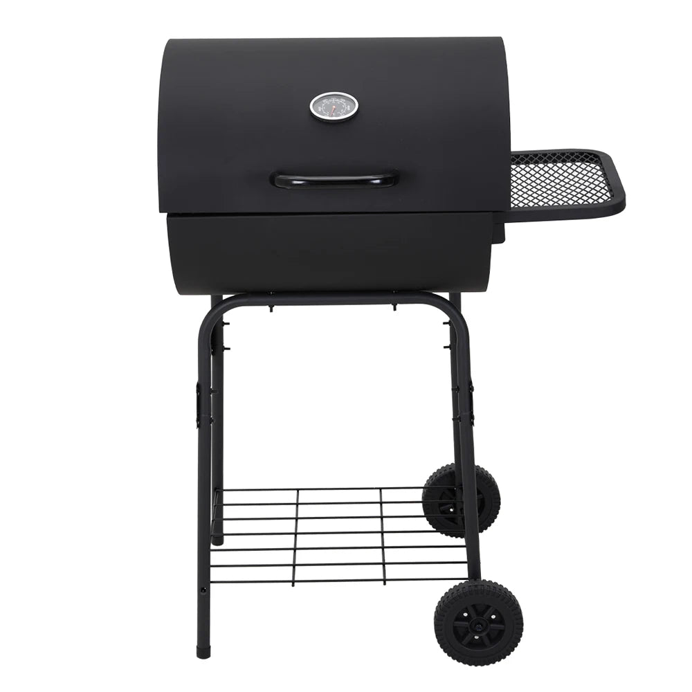 Ultimate Portable Charcoal BBQ Grill - Lid & Wind-Resistant Design for Perfect Outdoor Cooking
