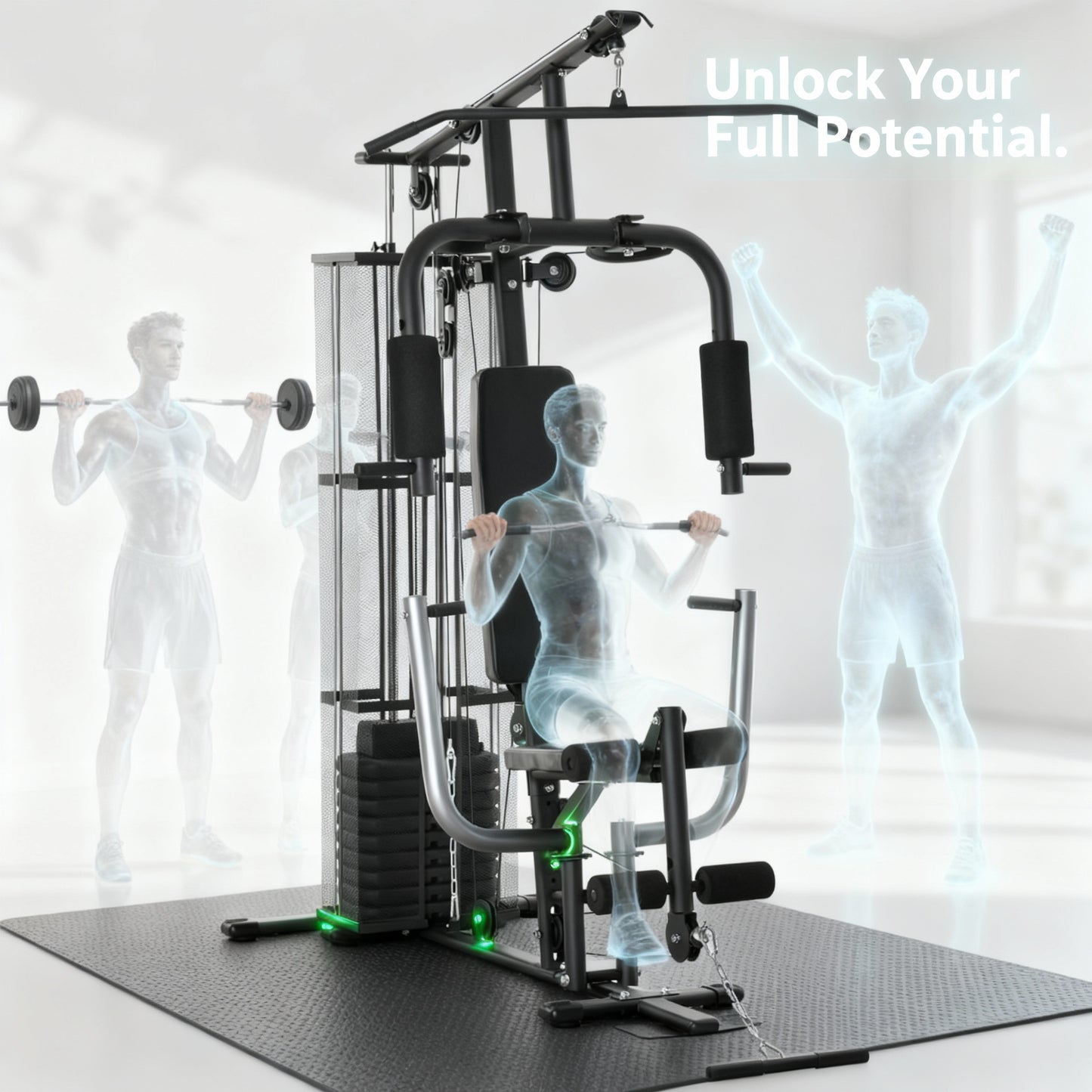 Ultimate Home Gym: All-in-One Strength Training Fitness Machine