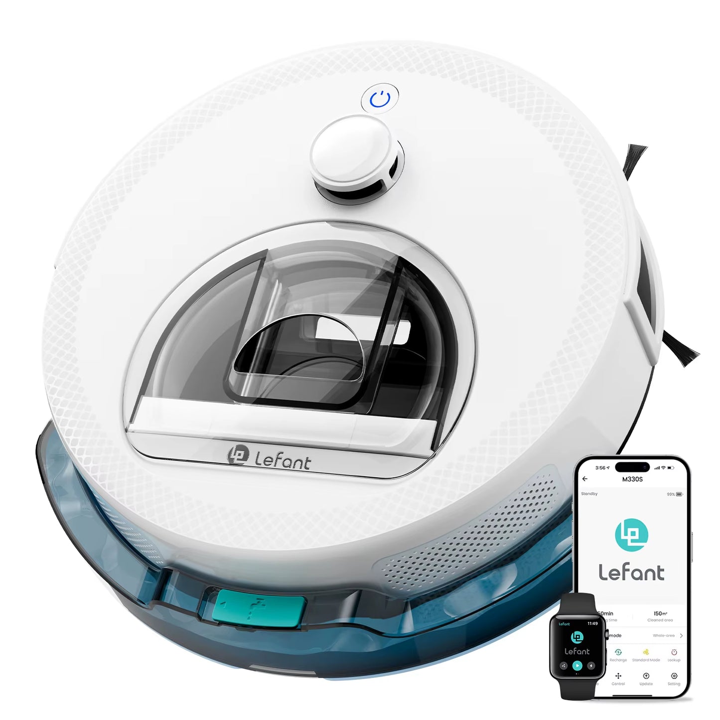 M330 Pro M330S Robot Vacuum and Mop Combo, 5000Pa,Dtof Lidar Navigation, Alexa/Google/Wifi,Ideal for Pet Hair