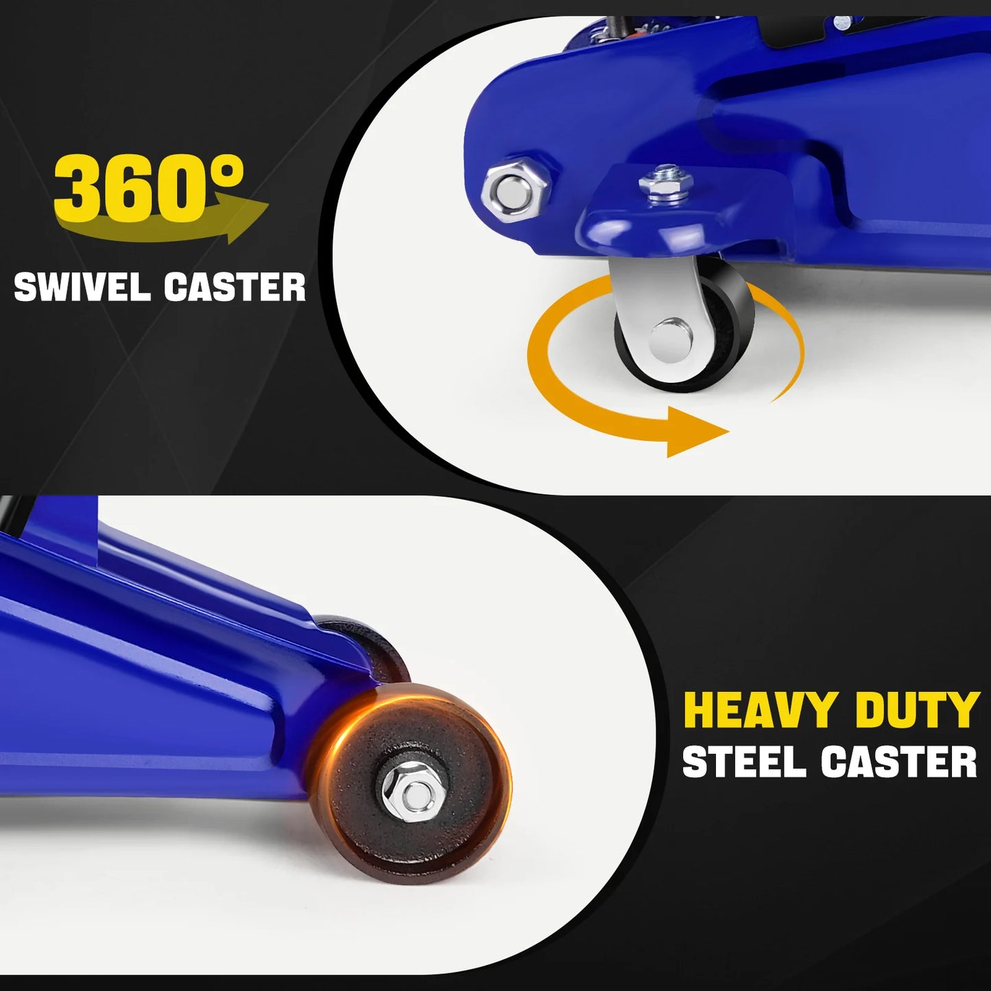 2 Tons Hydraulic Trolley Jack,Crane Lifting Jack Floor Jack Heavy Duty Car Caravan Van Vehicle Stand Lifting Tool Repair