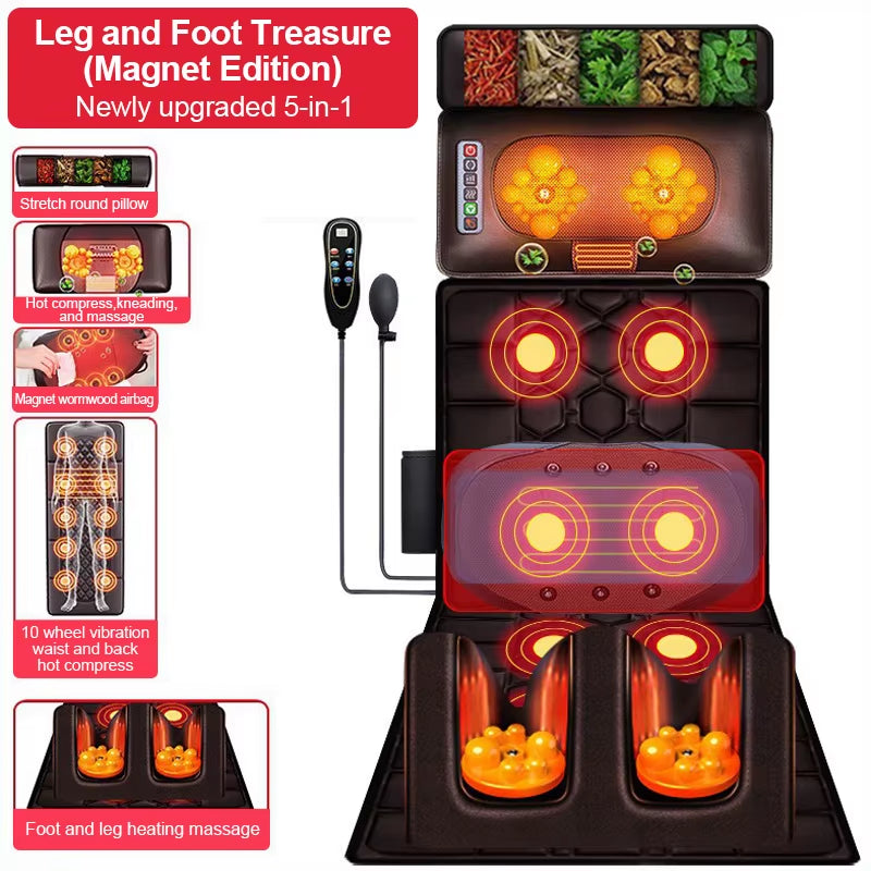 Ultimate Professional Massage Cushions for Cervical, Lumbar, and Back Relief - Experience Spa-Quality Relaxation at Home!