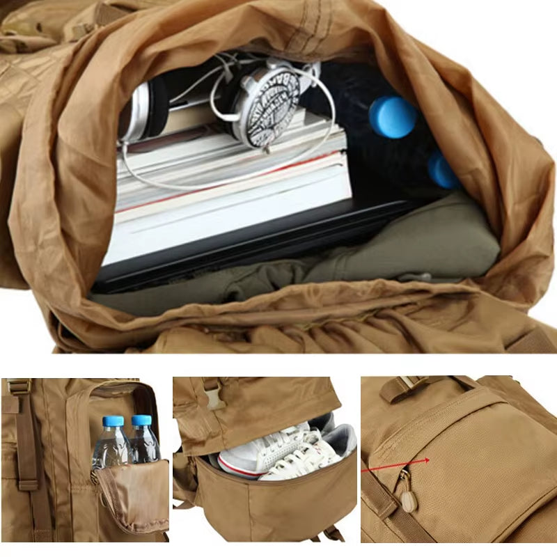 Large Backpack Outdoor Sports Bag for Hiking Camping Climbing Waterproof Wear
