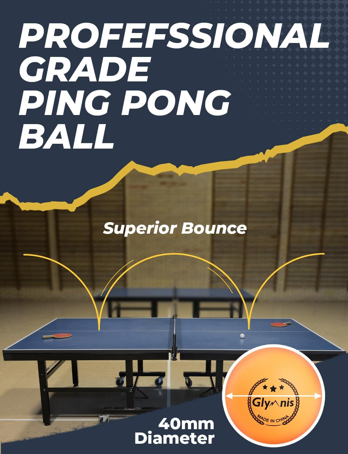 Ultimate Portable Table Tennis Set - 4 Premium Paddles, 8 Pro Balls & Convenient Storage Bag!