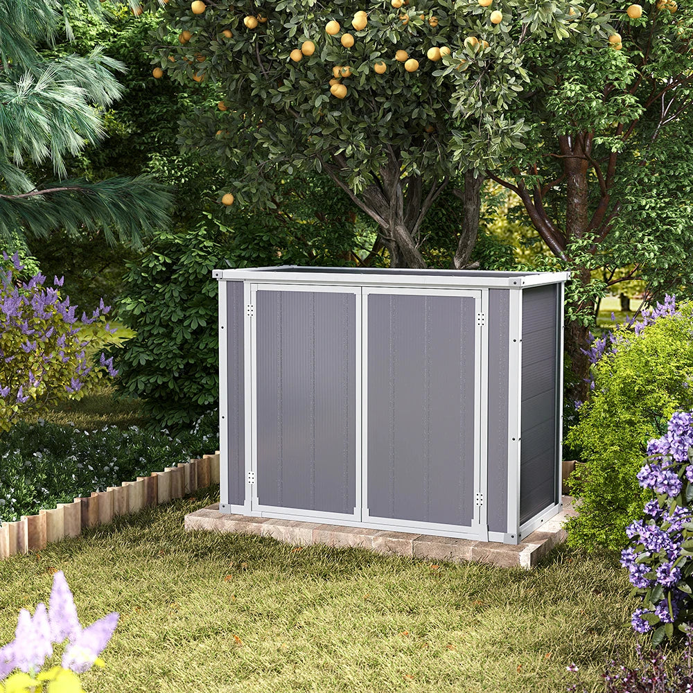 Garden Tool and Bicycle Storage Shed