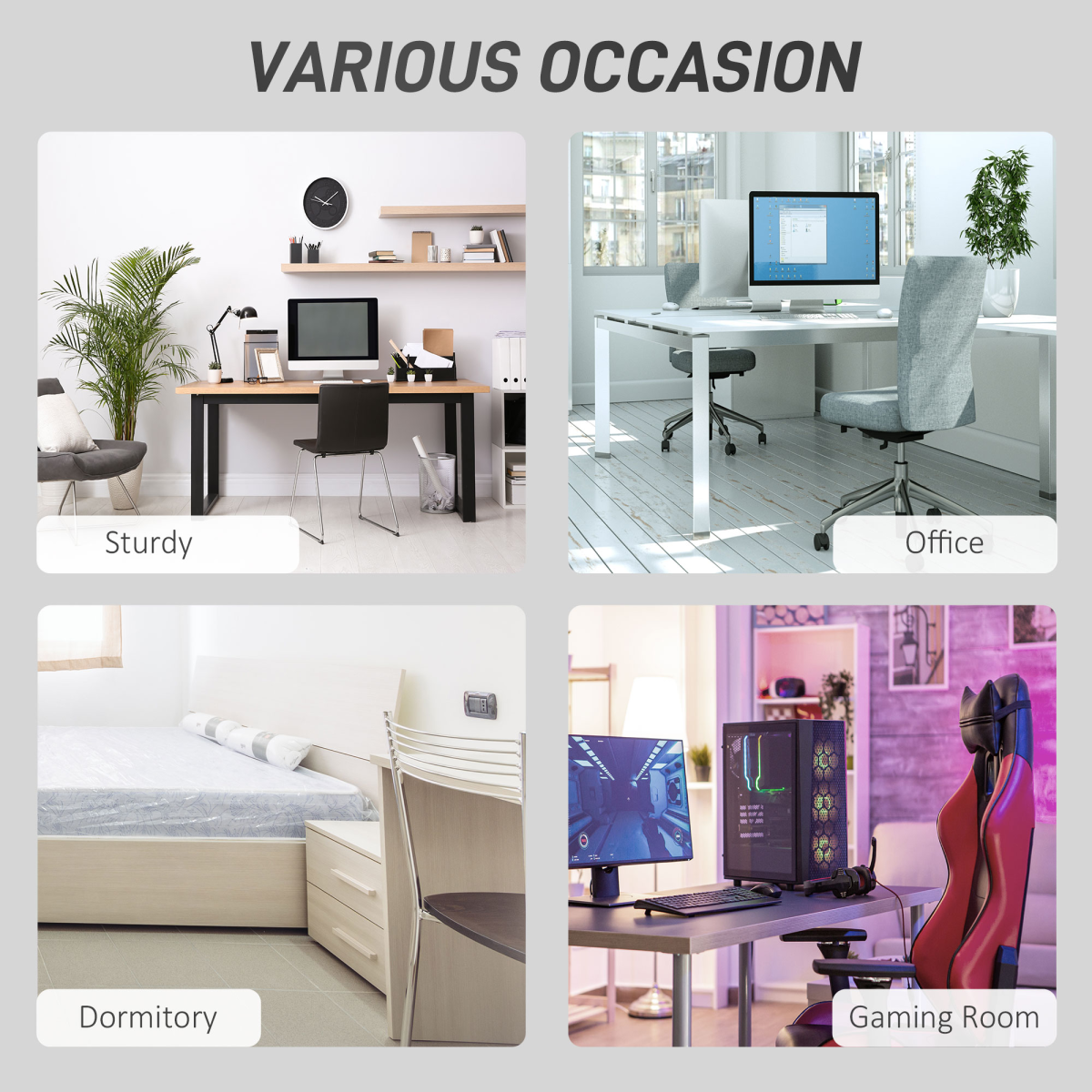 Compact L-Shaped Office Desk with Drawer - Space-Saving Modern Workstation