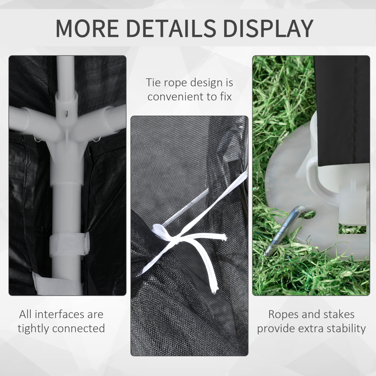 4x3m Waterproof Party Tent Garden Gazebo Canopy Shade