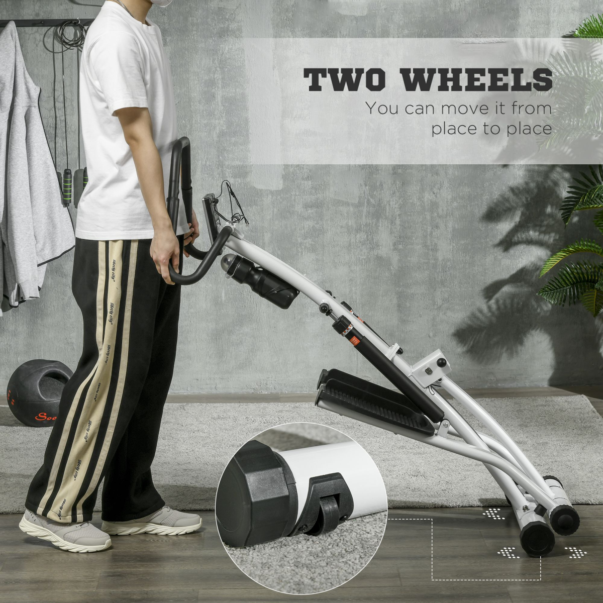 SPORTNOW Foldable Stepper: 12-Level Resistance, LCD Monitor, Ultimate Workout!