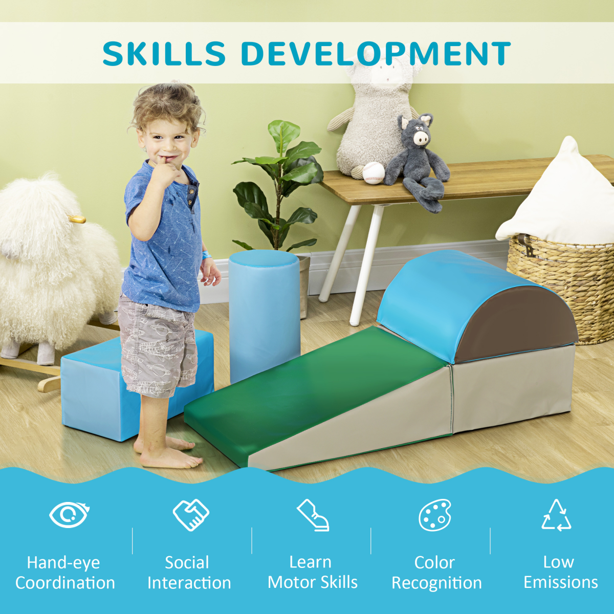 Contemporary Indoor Play Equipment for Safe, Active Fun