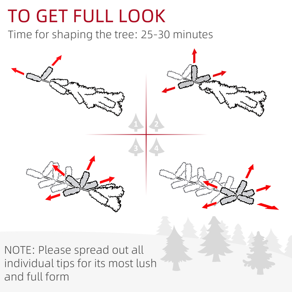 Snow-Dipped 6.5ft Pencil Christmas Tree, Foldable with Black Stand