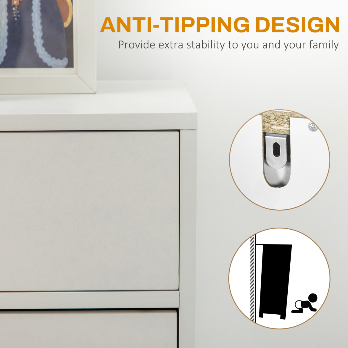 Chic 12-Pair Shoe Storage Cabinet with Flip Drawers & Elegant Gold Accents