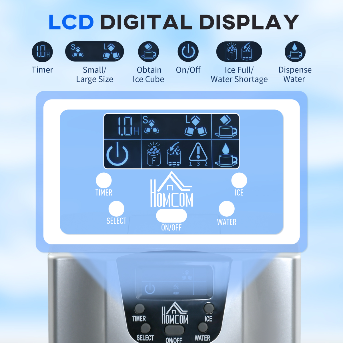 Ice Maker & Water Dispenser: Effortless Chilling Anywhere, Anytime!