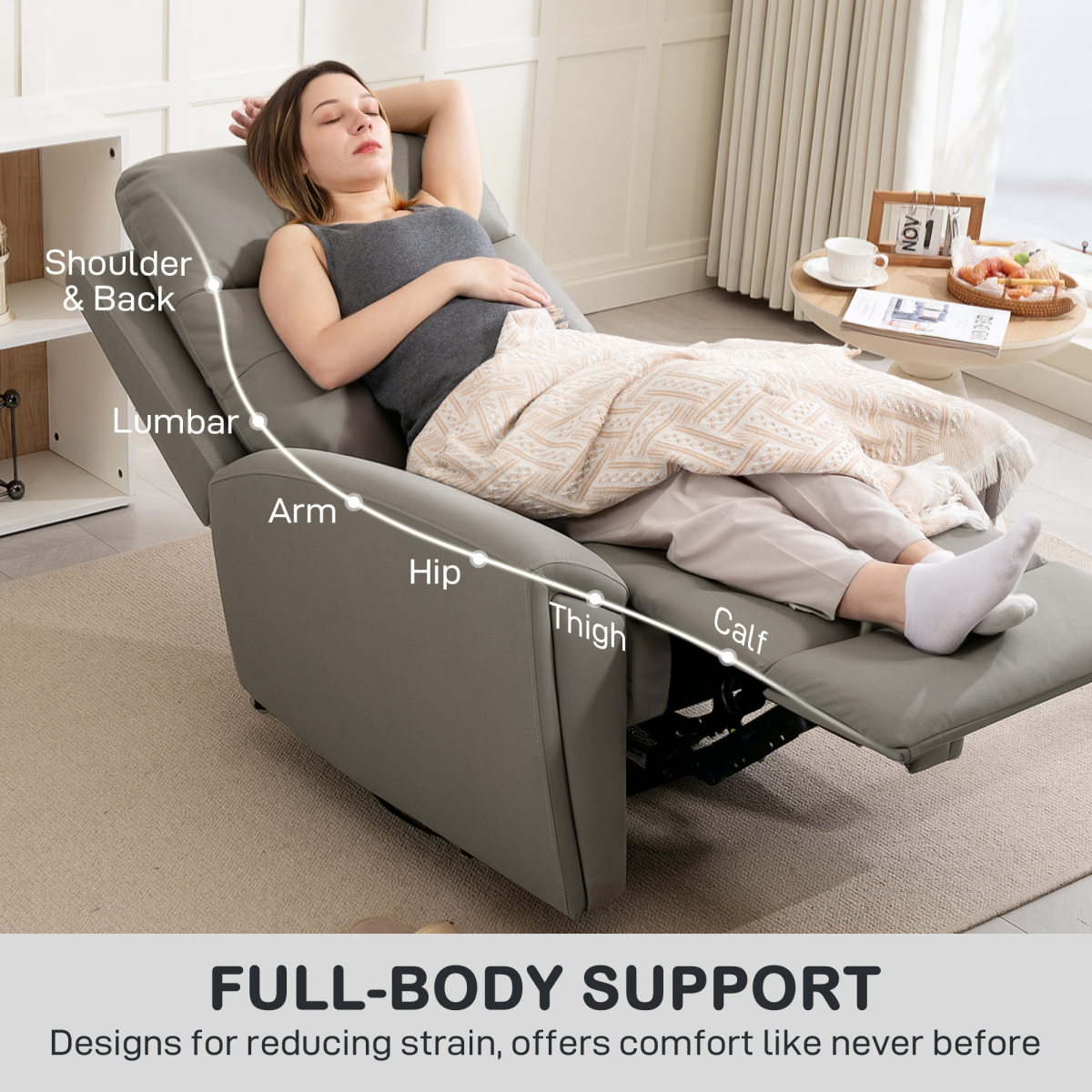 Grey Recliner Armchair: Ultimate Comfort for Your Living Room Oasis