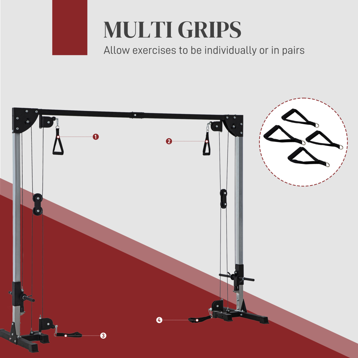 SPORTNOW Cable Crossover Machine: Ultimate All-in-One Strength Training Tool