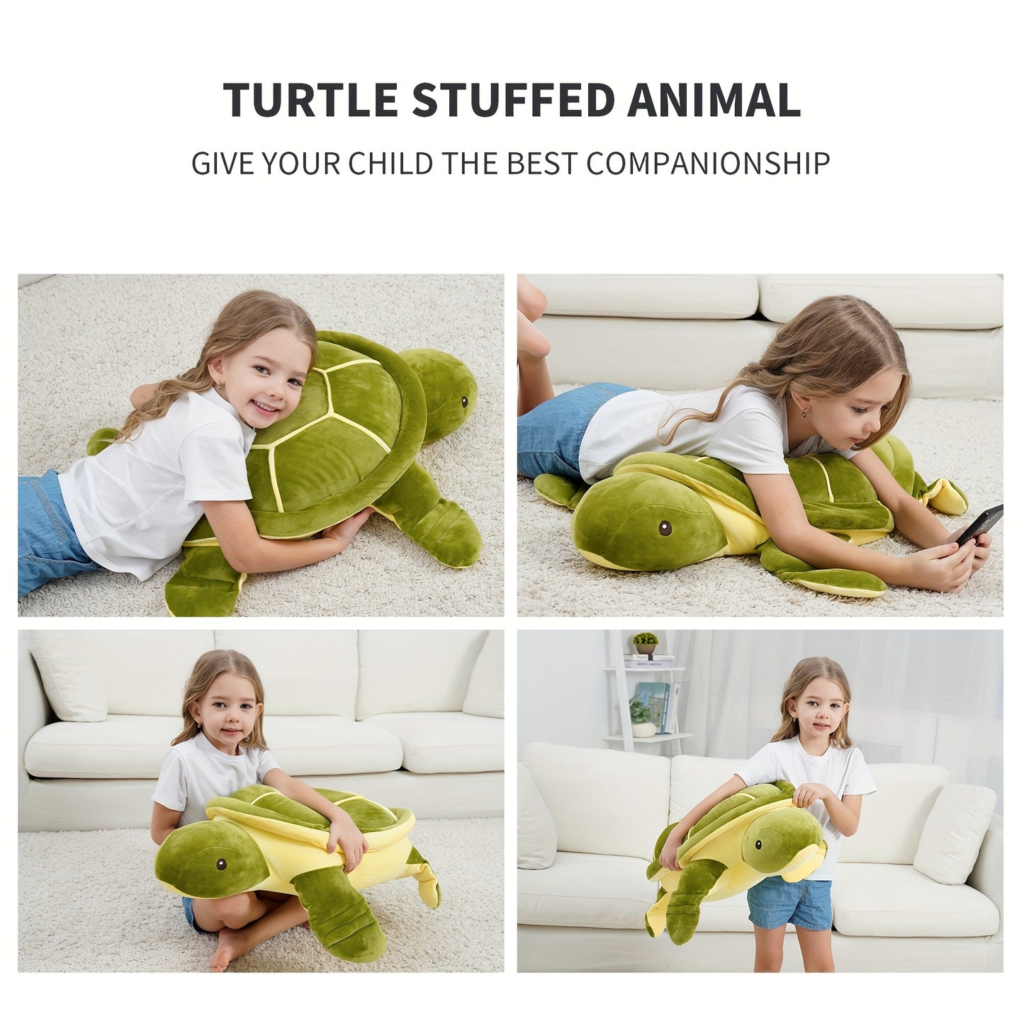 28 In Soft Plush Sea Turtles Stuffed Animals Jumbo Plush Huge Pillow Extra Large Toys