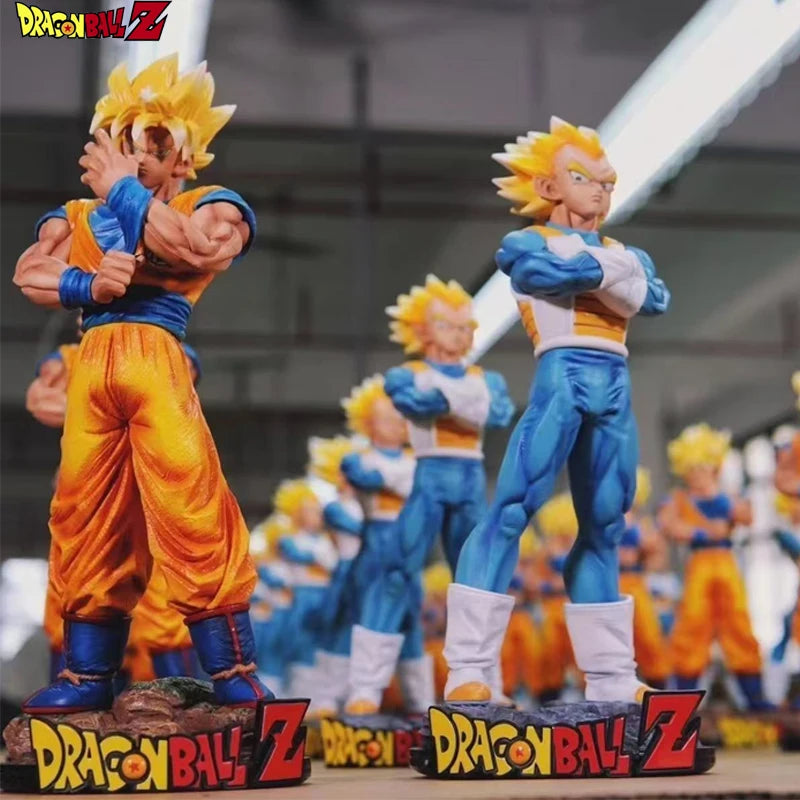 Dragon Ball Z Vegeta IV Goku Anime Figure Son Goku Action Figurine Pvc Doll Statue Collection Model Toy Desk Decor Birthday Gift