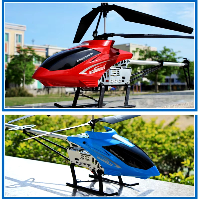 Extra Large 3.5CH RC Helicopter - Durable Remote Control Drone with Fast Charging