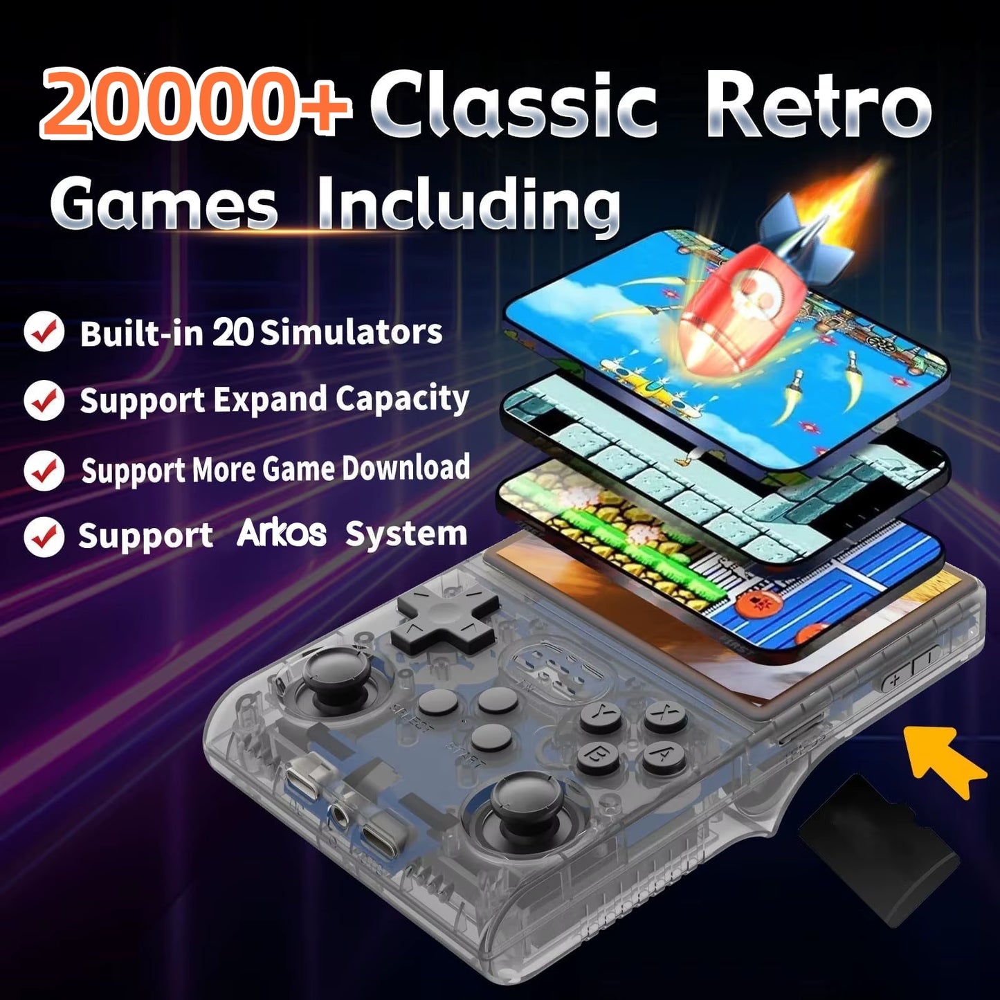 R36S Retro Game Console Handheld Video Game