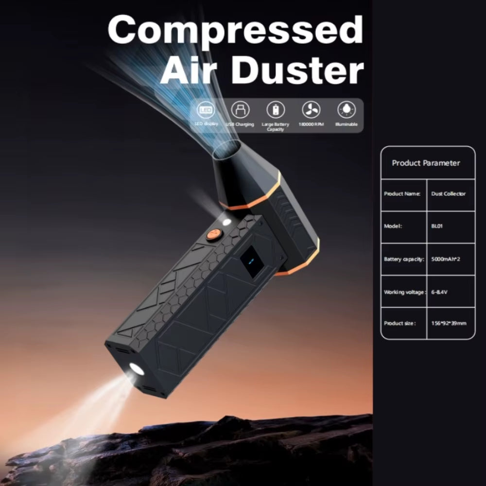 New 180000RPM Mini Turbo Jet Fan Electric Air Duster Adjustable Wind Speed 