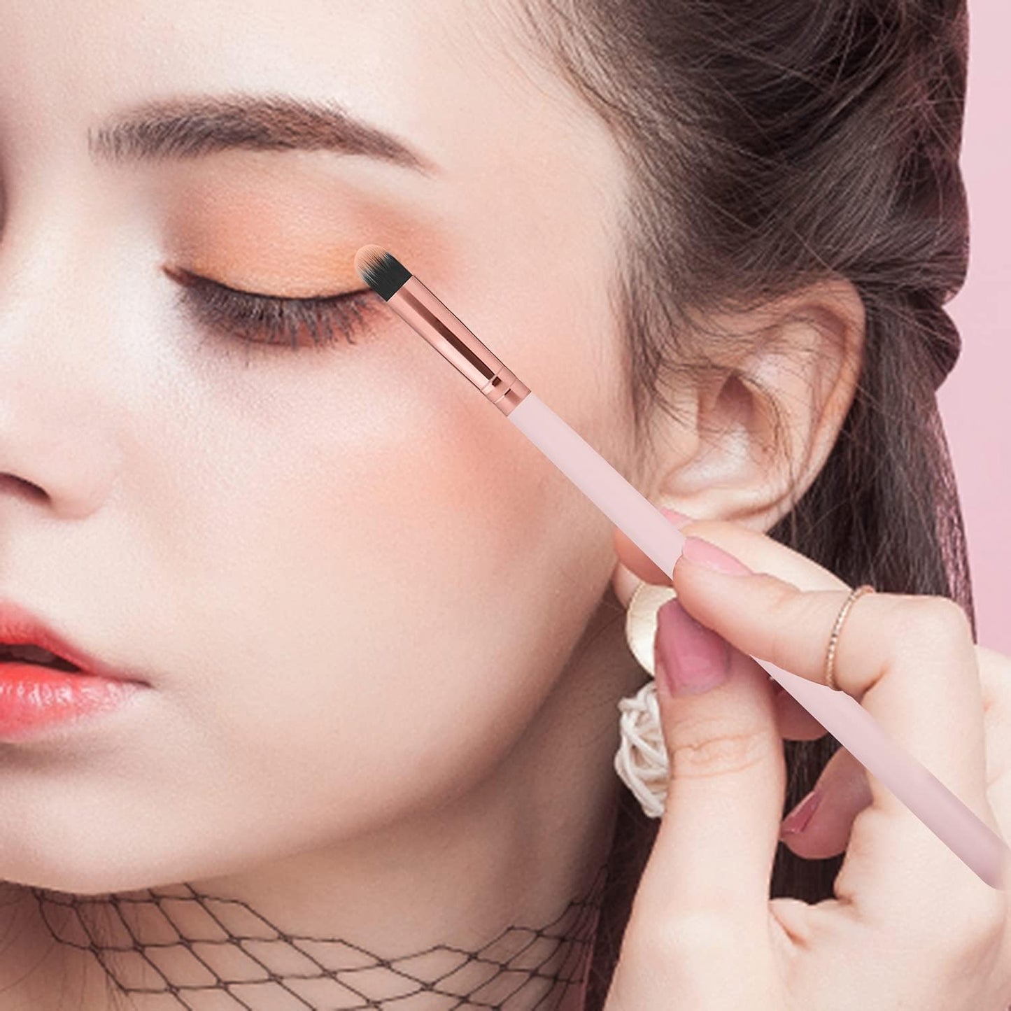 16Pcs Makeup Brushes Set with 1 Eyebrow Razor Premium Synthetic Foundation Blending Face Powder Eye Shadow Concealer Make up Brushes Tool Kit