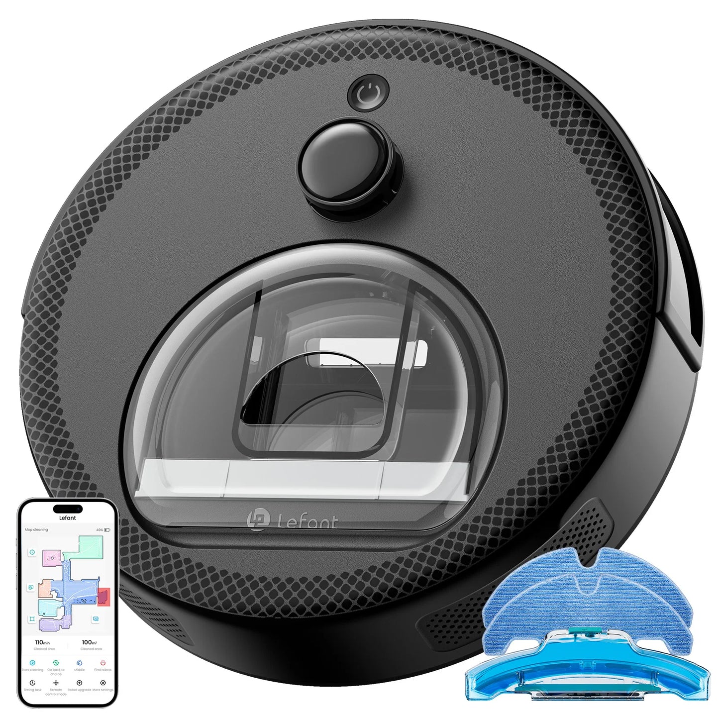 M330 Pro M330S Robot Vacuum and Mop Combo, 5000Pa,Dtof Lidar Navigation, Alexa/Google/Wifi,Ideal for Pet Hair