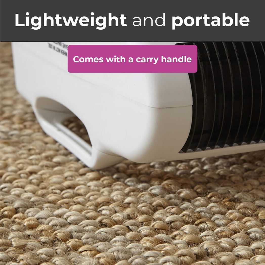 Neo White 2000W Portable Electric Fan Heater - Ultimate Comfort