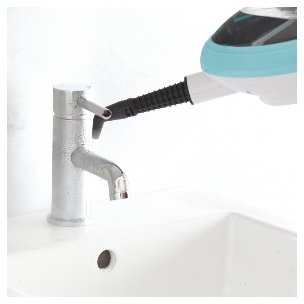 Powerful 10-in-1 Neo Steam Mop & Hand Steamer - 1500W, Dark Grey & Copper