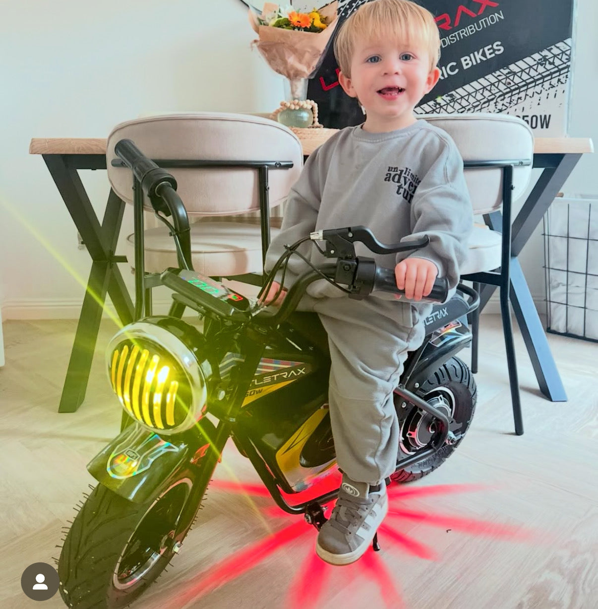Littletrax 350W Kids Electric Bike – Ages 3 to 7 ride on bike
