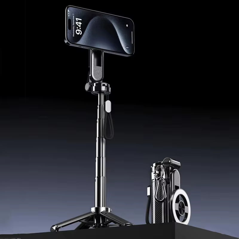 4-In-1 Multifunctional Magnetic Mini Selfie Stick with 360° Rotation Wireless Bluetooth
